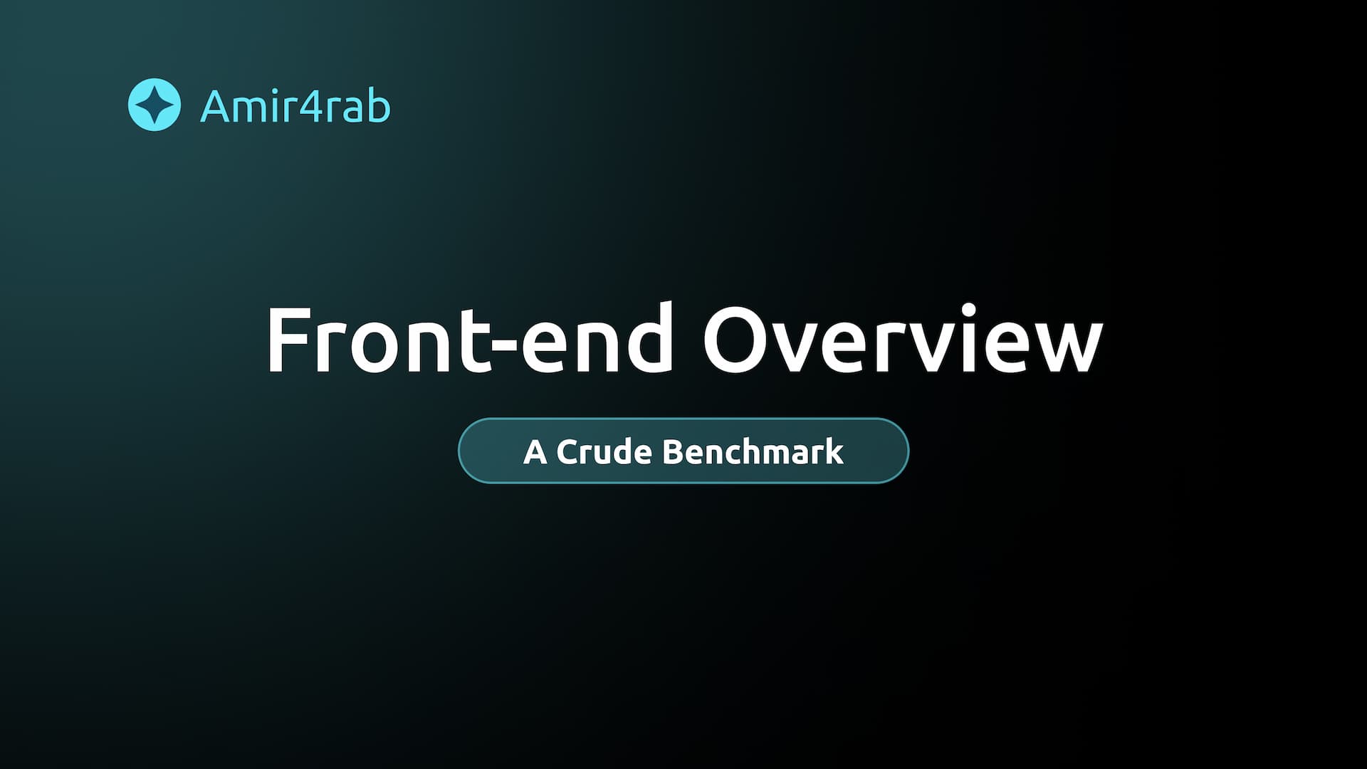 Front-end Overview Banner
